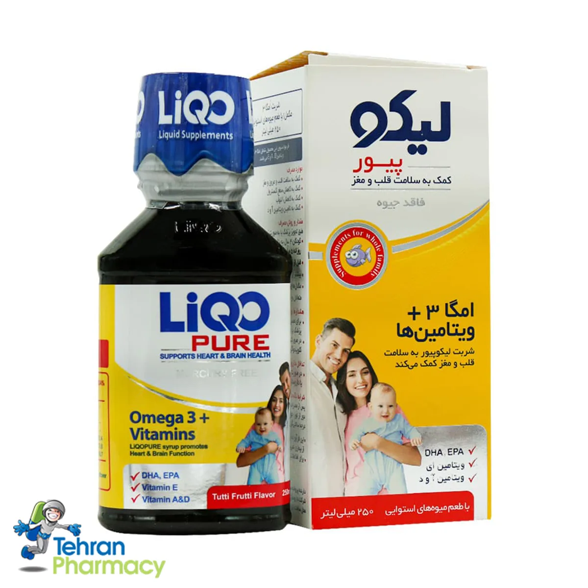 شربت امگا 3 لیکو پیور ابیان فارمد